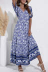 Women's Dresses Floral Tribal Print Maxi Dress