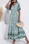 Women's Dresses Floral Tribal Print Maxi Dress