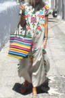 Women's Dresses Floral Print Tassels Maxi Dress