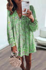 Women's Dresses Floral Print Mini Dress