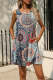 Women's Dresses Tribal Floral Print Mini Dress