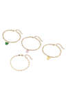 Women's Anklets Butterfly Star Four-piece Set