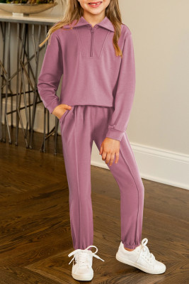 blibean Teen Girls Fall Cotton Sweat Suits Kids Pants Sets Size 6-15 Years TZ62226-P8010