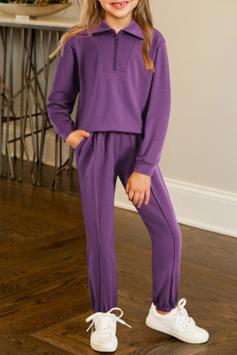 blibean Teen Girls Fall Cotton Sweat Suits Kids Pants Sets Size 6-15 Years TZ62226-P8