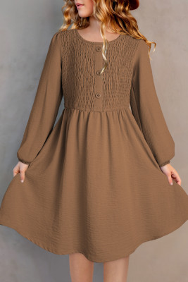 Thai Curry Girl's smocked dress TZ61778-P1717