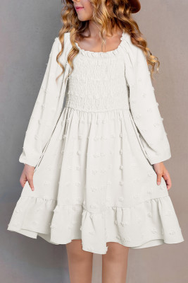 White Girls' dresses TZ61779-P1