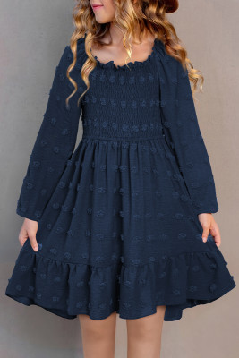 Dirty blue Girls' dresses TZ61779-P1005