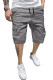 JMIERR Mens Casual Cotton Twill Cargo Shorts Drawstring Classic Chino Stretch Short with 6 Pockets