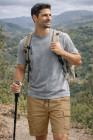 Khaki-2 Men\'s cargo shorts