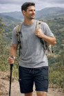 Navy Blue Men\'s cargo shorts