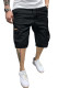 JMIERR Mens Casual Cotton Twill Cargo Shorts Drawstring Classic Chino Stretch Short with 6 Pockets