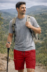 Red Men\'s cargo shorts
