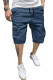 JMIERR Mens Casual Cotton Twill Cargo Shorts Drawstring Classic Chino Stretch Short with 6 Pockets