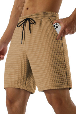 JMIERR Mens Casual Shorts Relaxed Fit Comfy Stretch Elastic Waist Drawstring Sweat Short 7 inch Inseam Lounge Summer Lightweight Shorts with Pockets MC731091-P4016