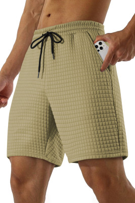 JMIERR Mens Casual Shorts Relaxed Fit Comfy Stretch Elastic Waist Drawstring Sweat Short 7 inch Inseam Lounge Summer Lightweight Shorts with Pockets MC731091-P2016