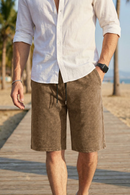 Brown men  shorts MC731165-P17