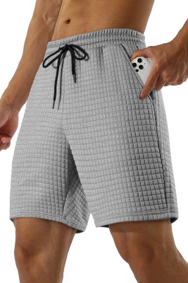 JMIERR Mens Casual Shorts Relaxed Fit Comfy Stretch Elastic Waist Drawstring Sweat Short 7 inch Inseam Lounge Summer Lightweight Shorts with Pockets MC731091-P1011