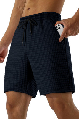 JMIERR Mens Casual Shorts Relaxed Fit Comfy Stretch Elastic Waist Drawstring Sweat Short 7 inch Inseam Lounge Summer Lightweight Shorts with Pockets MC731091-P605