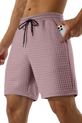 JMIERR Mens Casual Shorts Relaxed Fit Comfy Stretch Elastic Waist Drawstring Sweat Short 7 inch Inseam Lounge Summer Lightweight Shorts with Pockets MC731091-P608