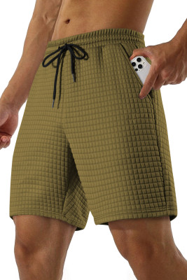 JMIERR Mens Casual Shorts Relaxed Fit Comfy Stretch Elastic Waist Drawstring Sweat Short 7 inch Inseam Lounge Summer Lightweight Shorts with Pockets MC731091-P609