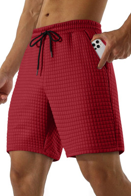 JMIERR Mens Casual Shorts Relaxed Fit Comfy Stretch Elastic Waist Drawstring Sweat Short 7 inch Inseam Lounge Summer Lightweight Shorts with Pockets MC731091-P3
