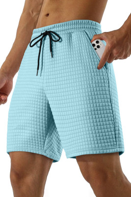 JMIERR Mens Casual Shorts Relaxed Fit Comfy Stretch Elastic Waist Drawstring Sweat Short 7 inch Inseam Lounge Summer Lightweight Shorts with Pockets MC731091-P1009