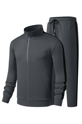 JMIERR Men's Track Suits Sweatsuits 2 Piece Full Zip Sports Outfits Set Sweatshirt and Joggers SweatpantsDark Grey Men's Tracksuits MC62224-P2011