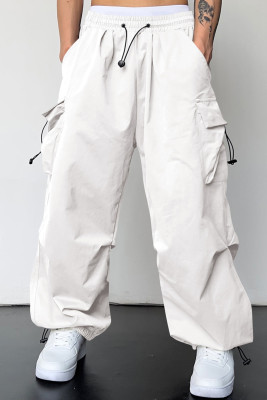 White cargo pants MC771157-P101