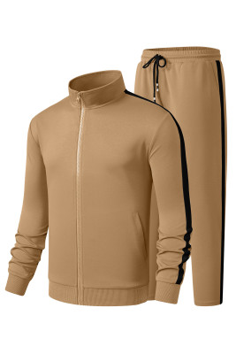 JMIERR Men's Track Suits Sweatsuits 2 Piece Full Zip Sports Outfits Set Sweatshirt and Joggers SweatpantsCamel Men's Tracksuits MC62224-P1016