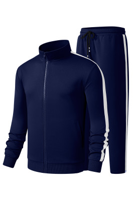 JMIERR Men's Track Suits Sweatsuits 2 Piece Full Zip Sports Outfits Set Sweatshirt and Joggers SweatpantsNavy Blue Men's Tracksuits MC62224-P605