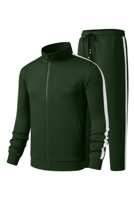 JMIERR Men's Track Suits Sweatsuits 2 Piece Full Zip Sports Outfits Set Sweatshirt and Joggers SweatpantsBlackish Green Men's Tracksuits MC62224-P309