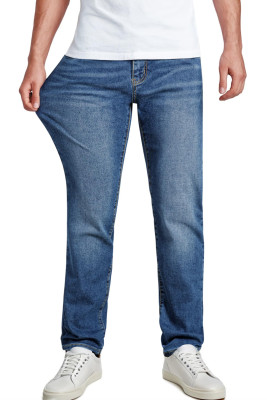 JMIERR Men's Stretch Jeans Regular Fit Straight Leg Casual Denim Pants MC783232-P705