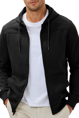 JMIERR Men Hoodie Zip Up Casual Drawstring Hooded Jacket with Pockets Workout Hiking Sweatshirt MC253848-P2