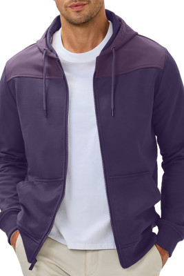 JMIERR Men Hoodie Zip Up Casual Drawstring Hooded Jacket with Pockets Workout Hiking Sweatshirt MC253848-P8