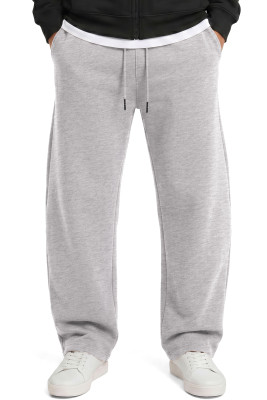 JMIERR Men's Baggy Sweatpants Wide Leg Barrel Sweat Pants Lightweight Travel Pants Streetwear with Pockets MC772083-P11