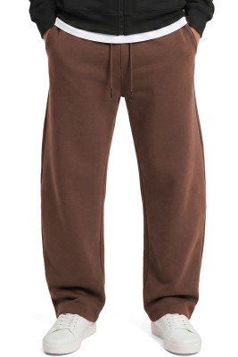 JMIERR Men's Baggy Sweatpants Wide Leg Barrel Sweat Pants Lightweight Travel Pants Streetwear with Pockets MC772083-P1017