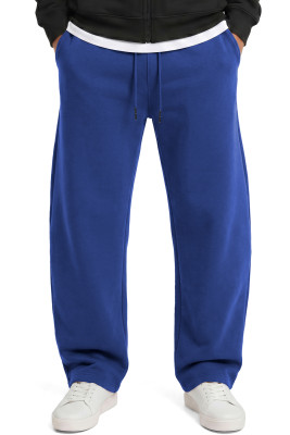 JMIERR Men's Baggy Sweatpants Wide Leg Barrel Sweat Pants Lightweight Travel Pants Streetwear with Pockets MC772083-P205