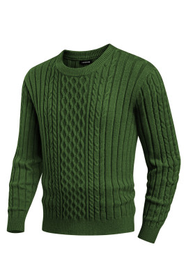 JMIERR Men's Crewneck Cable Knit Pullover Sweater MC276064-P2909