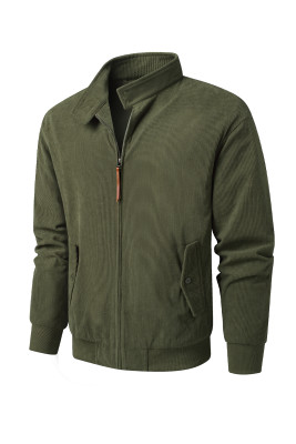 JMIERR Men's Classic Stand Collar Jackets Zip-Up Casual Jacket Lightweight Outerwear for 2026 Spring Fall with Pockets MC851580-P2909
