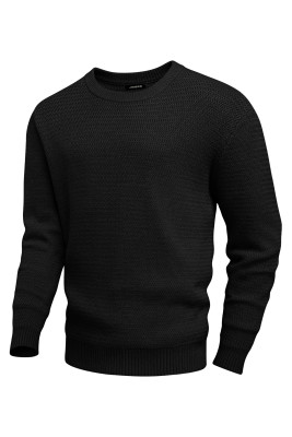 JMIERR Men's Ripple Textured Crewneck Knit Sweater MC276063-P2