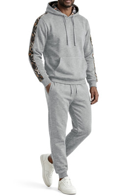 JMIERR Mens Fleece Tracksuit 2 Piece Hoodie Sweatsuit Long Sleeve Pullover Casual Athletic Jogging Suits With Pockets MC62282-P3011