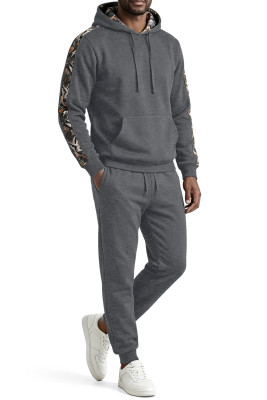 JMIERR Mens Fleece Tracksuit 2 Piece Hoodie Sweatsuit Long Sleeve Pullover Casual Athletic Jogging Suits With Pockets MC62282-P2011