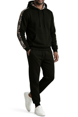 JMIERR Mens Fleece Tracksuit 2 Piece Hoodie Sweatsuit Long Sleeve Pullover Casual Athletic Jogging Suits With Pockets MC62282-P2