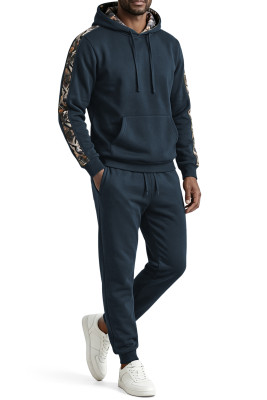 JMIERR Mens Fleece Tracksuit 2 Piece Hoodie Sweatsuit Long Sleeve Pullover Casual Athletic Jogging Suits With Pockets MC62282-P605