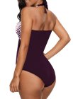 Multicolor Dot Printed One Piece Swimsuit