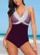 Multicolor Dot Printed One Piece Swimsuit