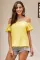 Asvivid Womens Off the Shoulder Short Sleeve Tops Pop Pop Trim Tassel Loose Summer Shirt Blouses 