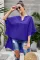 Asvivid Womens Solid V-Neck Bell Short Sleeve High Low Tunic Tops Chiffon T-Shirt Blouse S-2XL