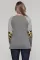 Asvivid Womens Color Block Striped Leopard Long Sleeve Pullover Tops Loose Crewneck Sport Tunic Sweatshirt