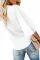 Asvivid Womens Button Down V-Neck Tops Bell Short Sleeve Tie Knot Chiffon Summer Shirt Blouses